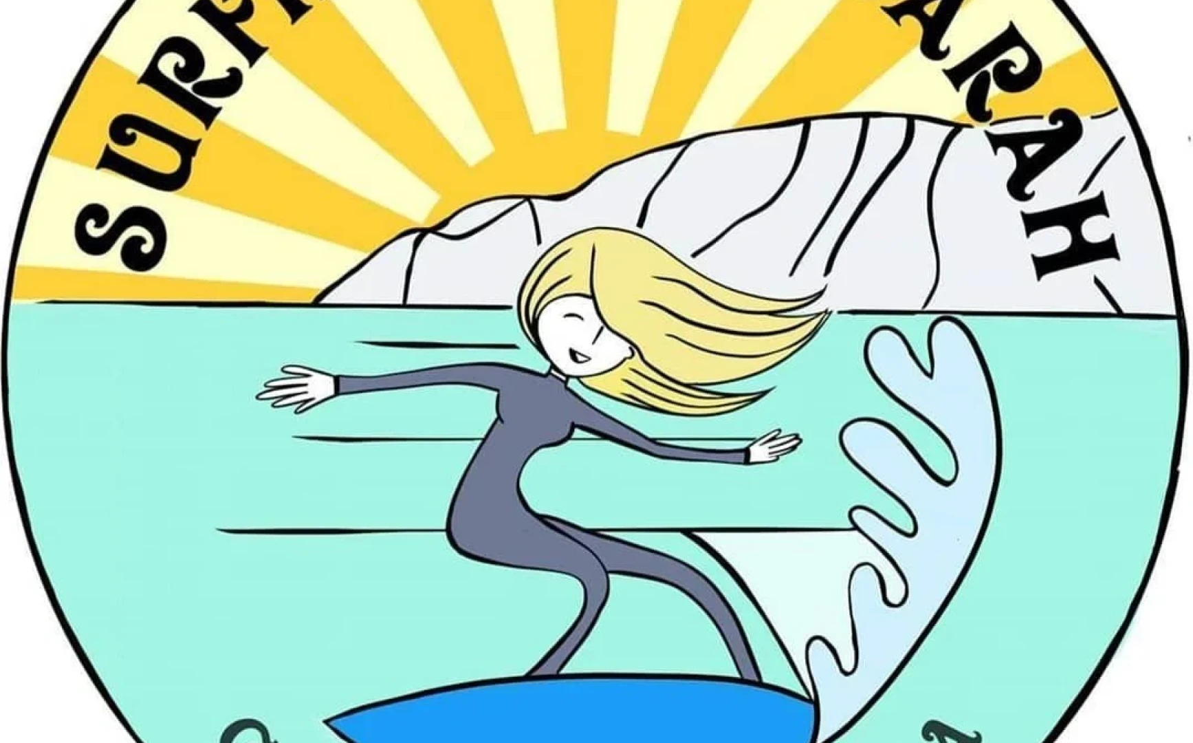 surfing with sarah